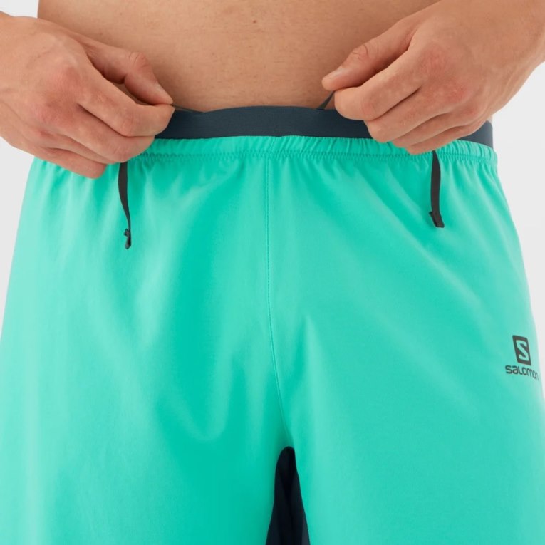 Bermudas Salomon Cross 7'' No Liner Hombre Turquesa | MX NCUL701